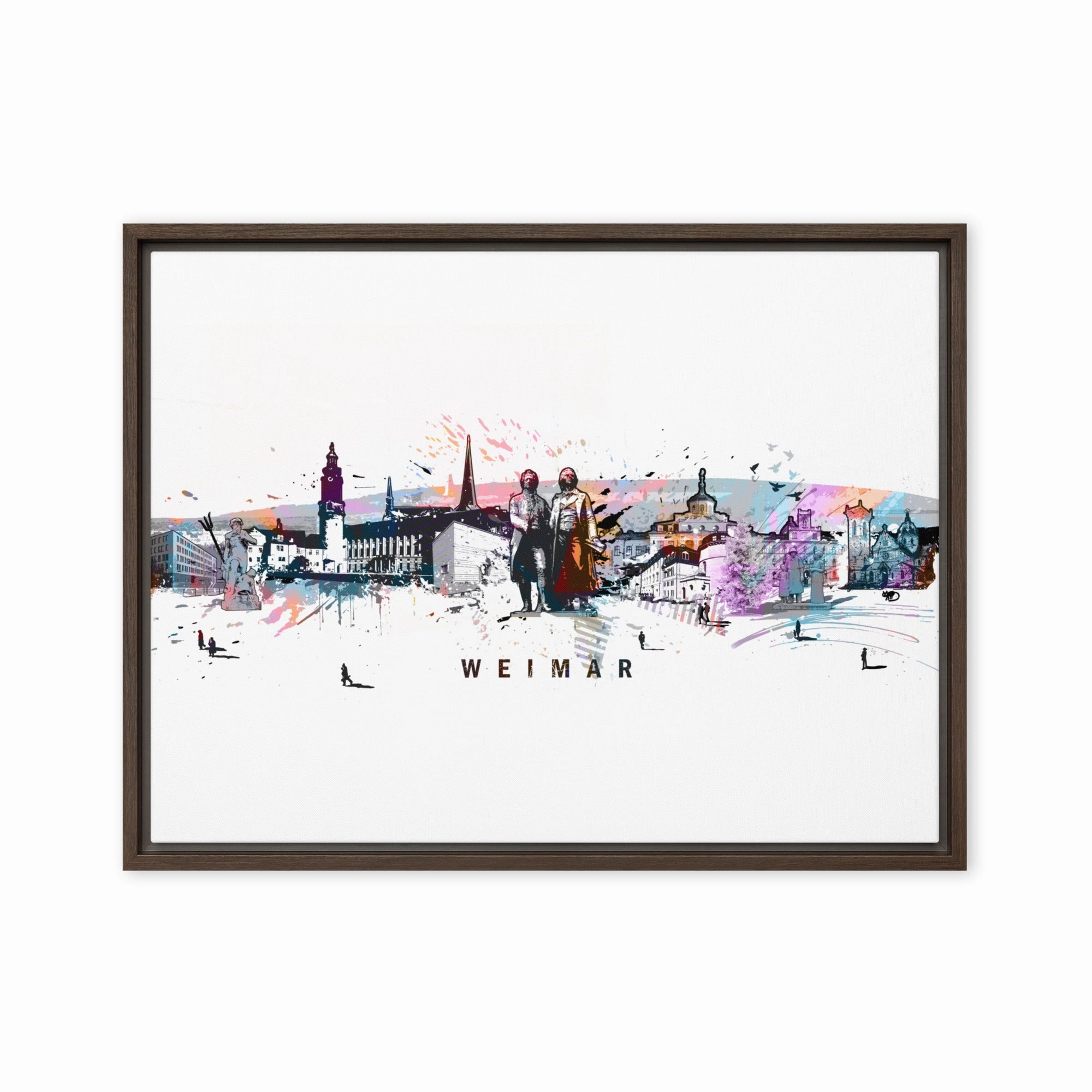 Canvas - Skyline Weimar canvas mural art