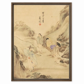 Canvas - The Farewell Under the Pine, Hyewon canvas mural art