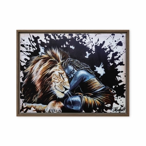 Canvas - The Lioness, Nokuthula M Mpofu canvas mural art