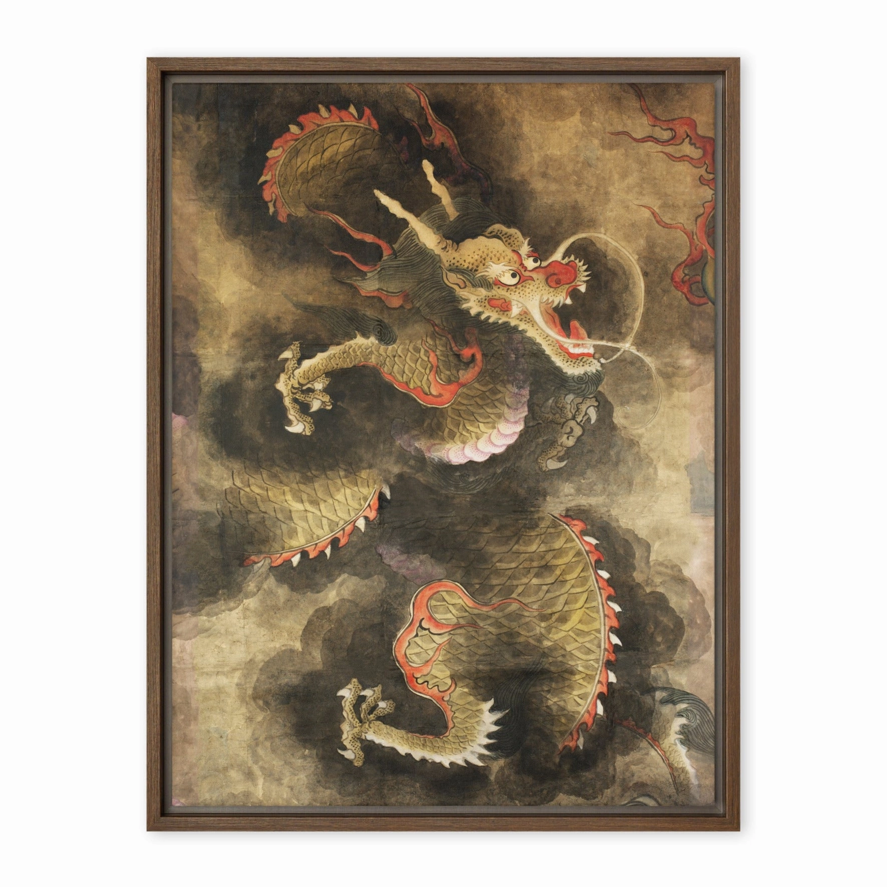 Canvas - The Sacred Blue Dragon canvas mural art