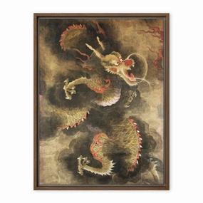 Canvas - The Sacred Blue Dragon canvas mural art