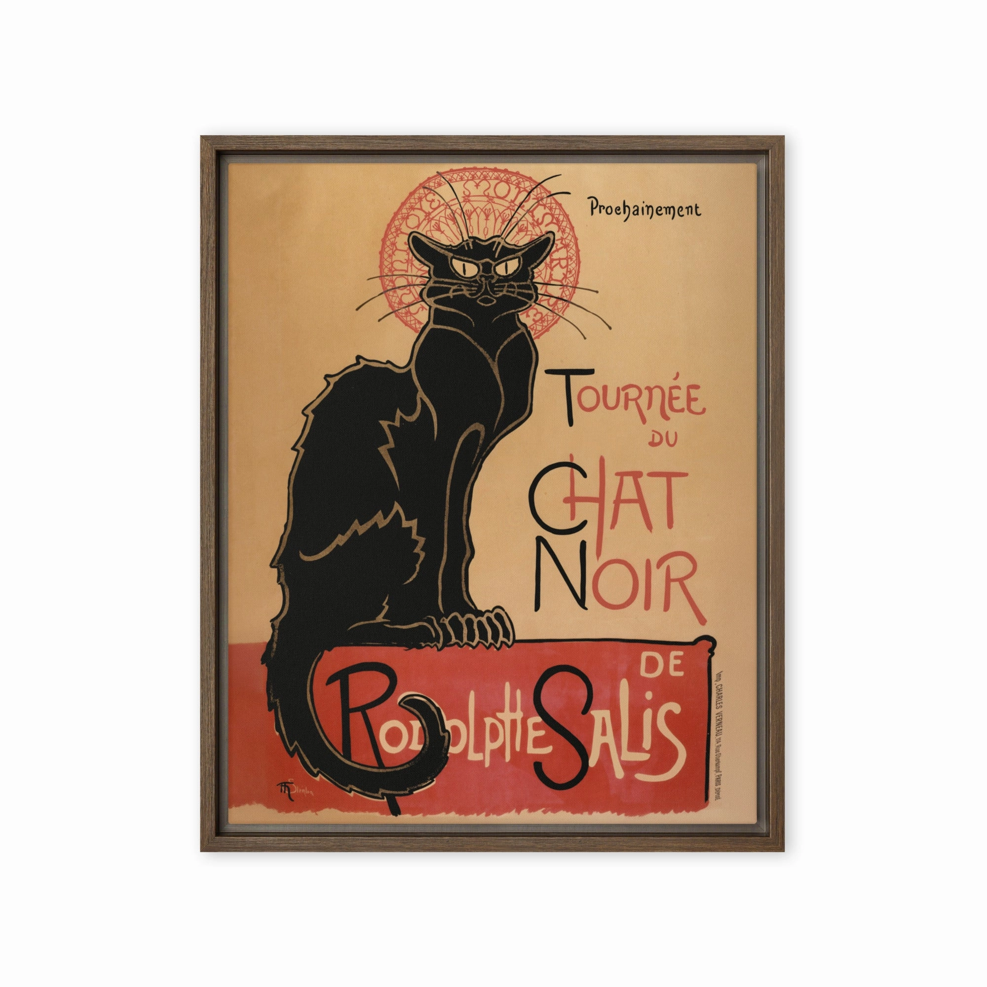 Canvas - Thophile Steinlen, Le Chat Noir