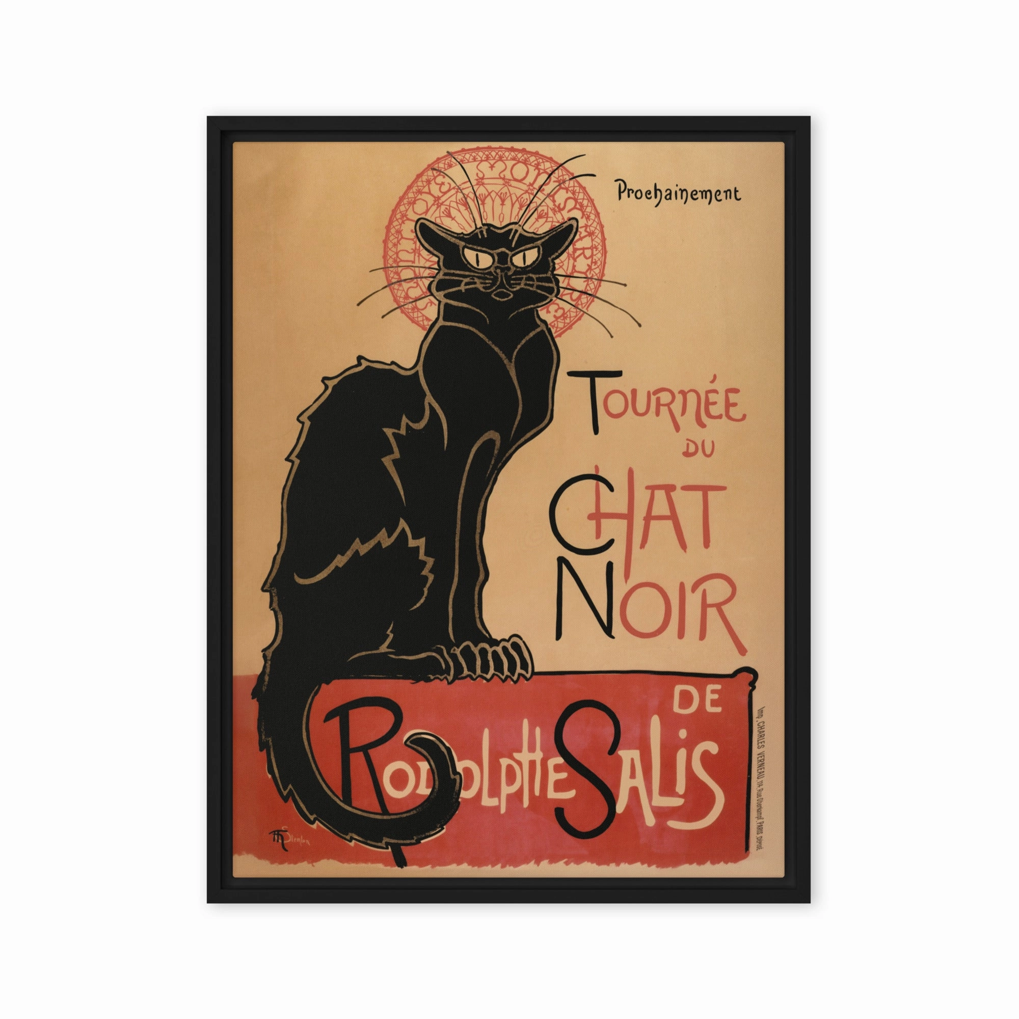 Canvas - Thophile Steinlen, Le Chat Noir