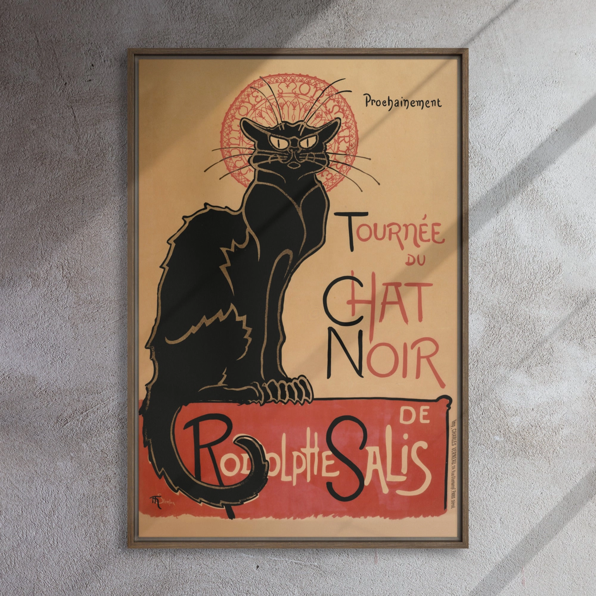 Canvas - Thophile Steinlen, Le Chat Noir