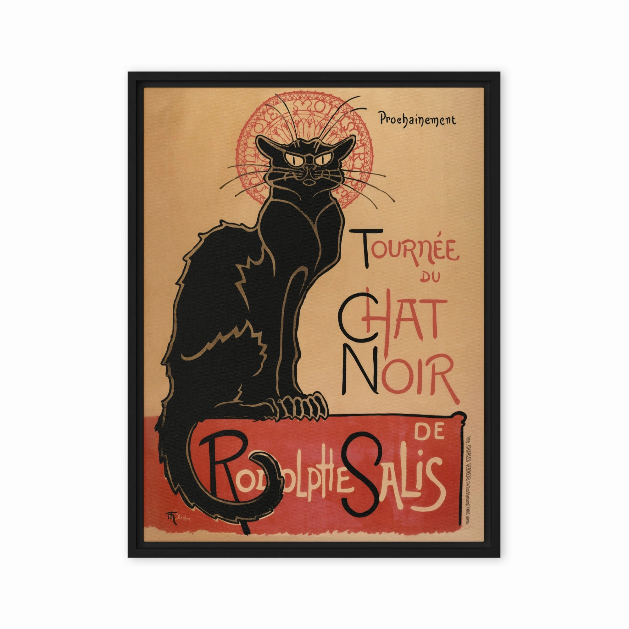 Canvas - Thophile Steinlen, Le Chat Noir