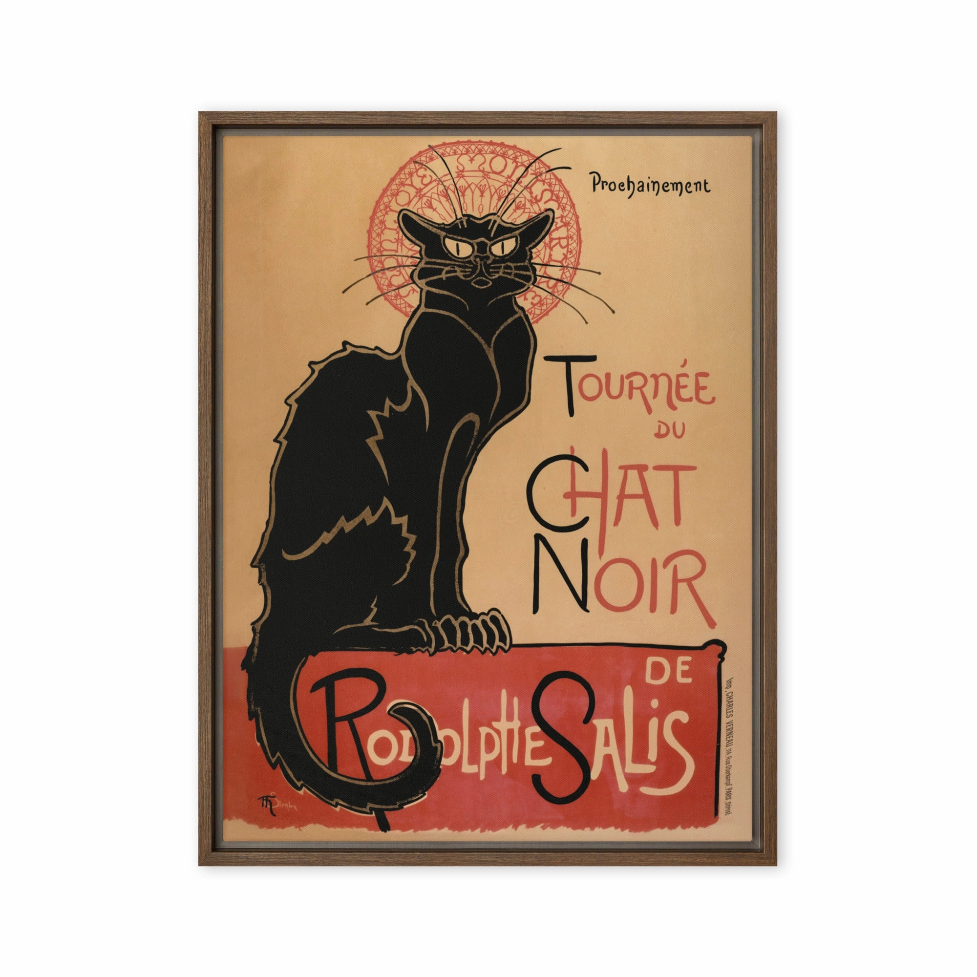Canvas - Thophile Steinlen, Le Chat Noir