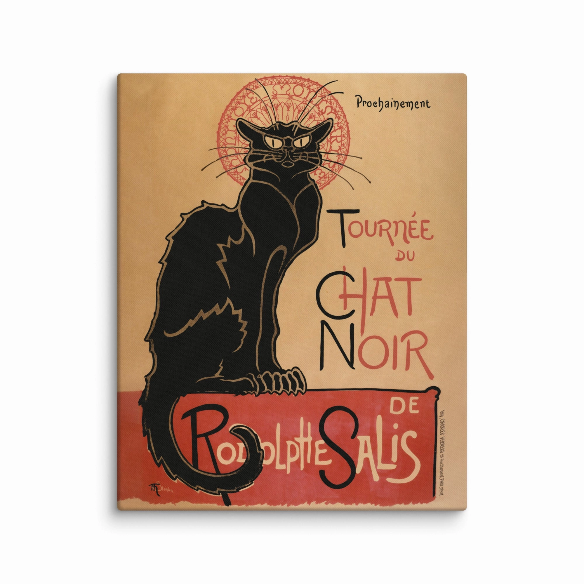 Canvas - Thophile Steinlen, Le Chat Noir