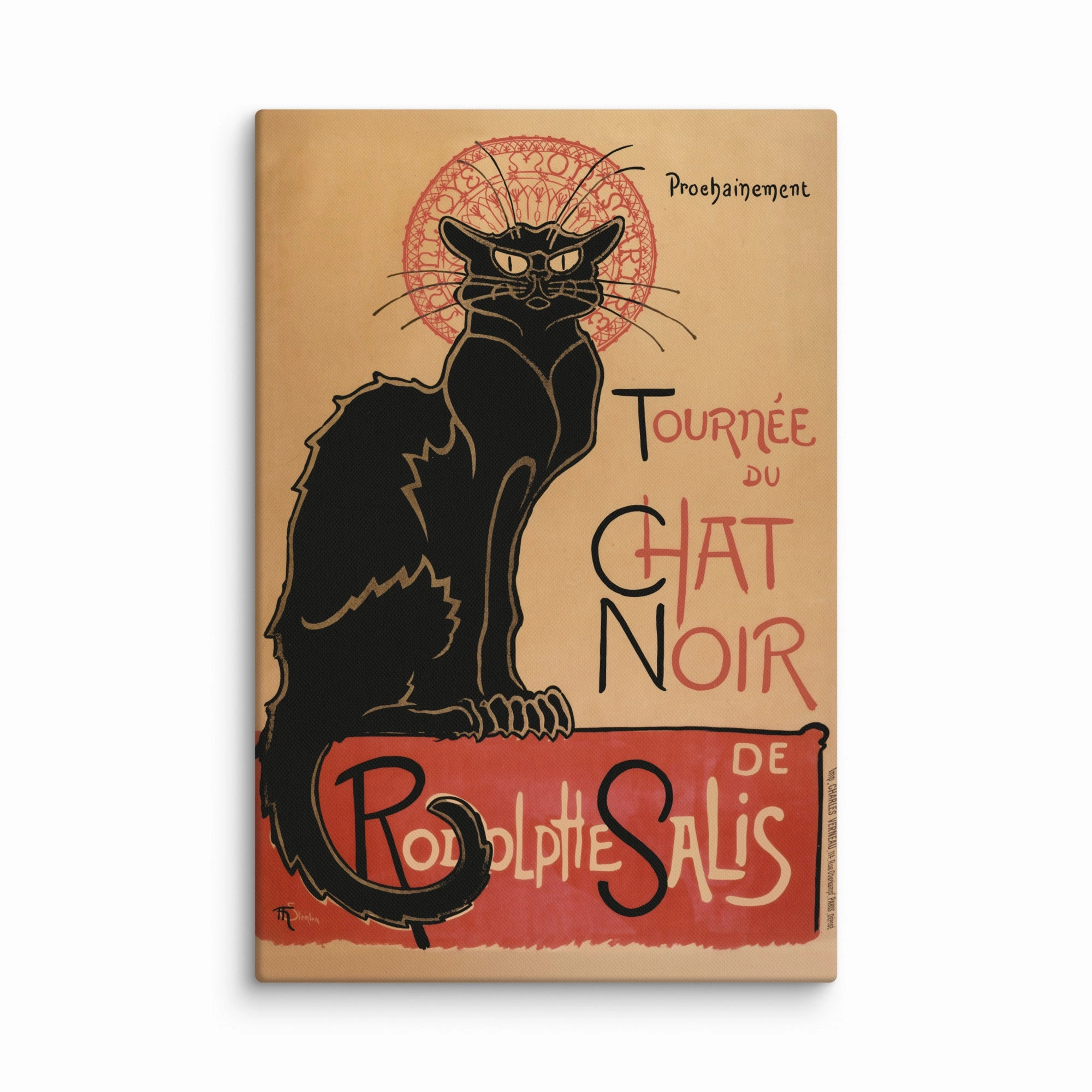Canvas - Thophile Steinlen, Le Chat Noir