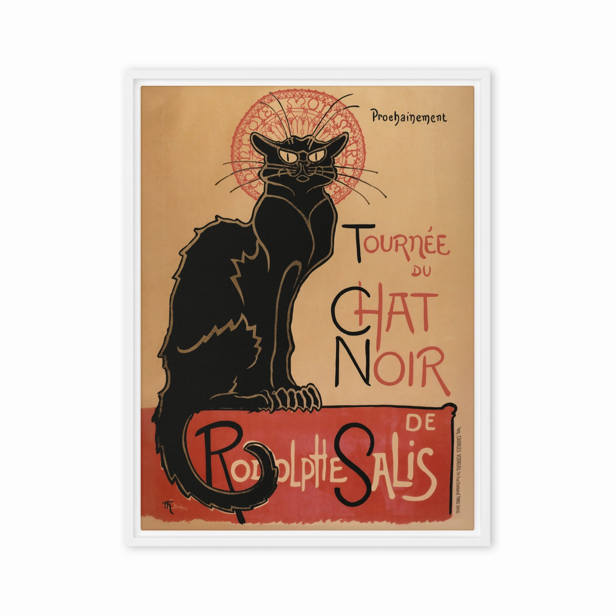 Canvas - Thophile Steinlen, Le Chat Noir