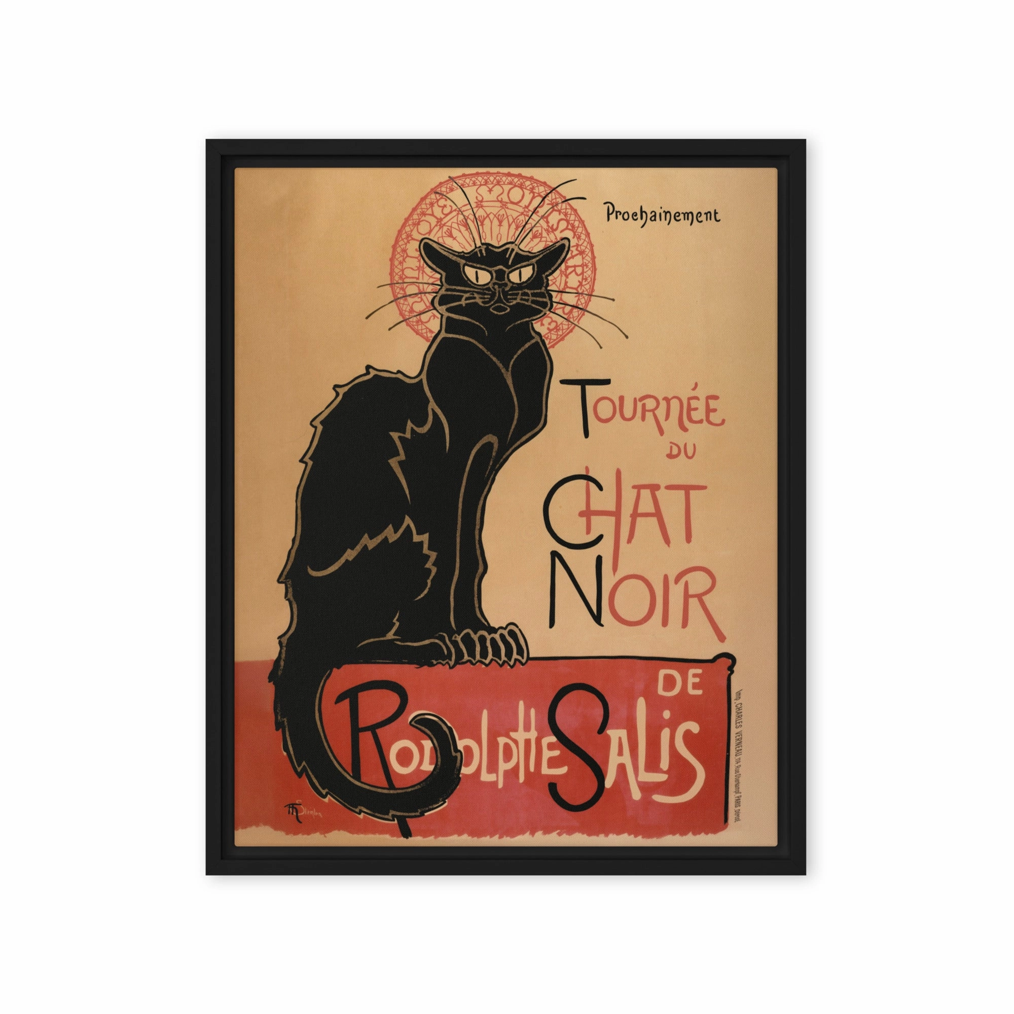 Canvas - Thophile Steinlen, Le Chat Noir