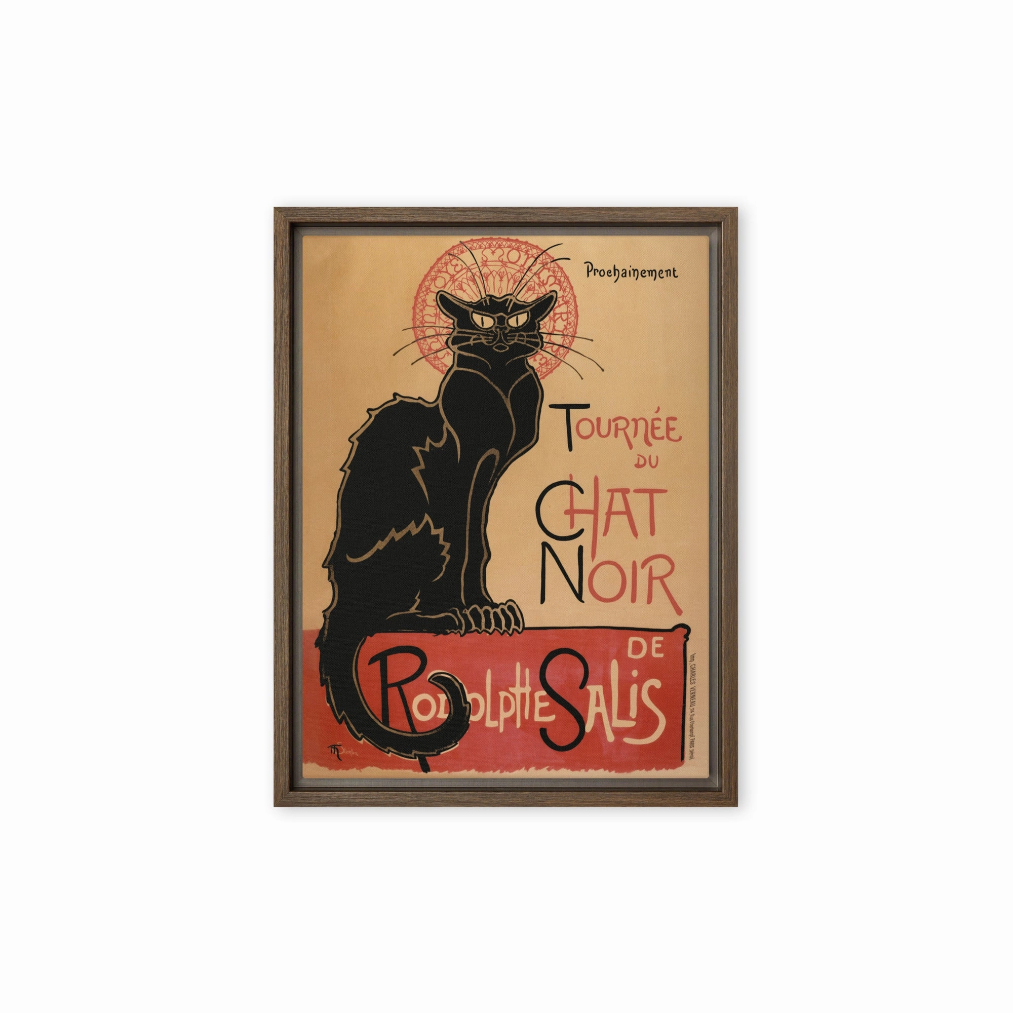 Canvas - Thophile Steinlen, Le Chat Noir