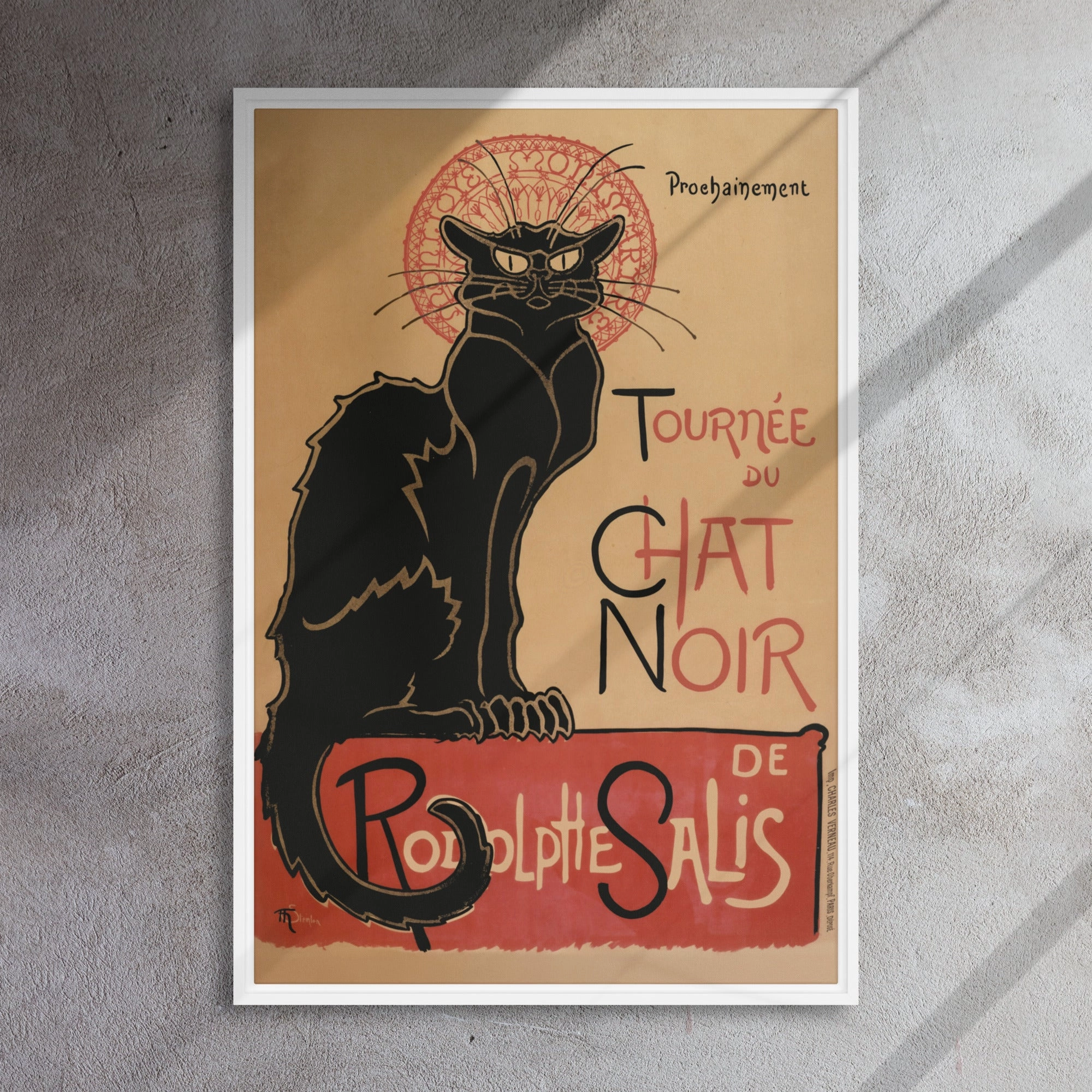 Canvas - Thophile Steinlen, Le Chat Noir