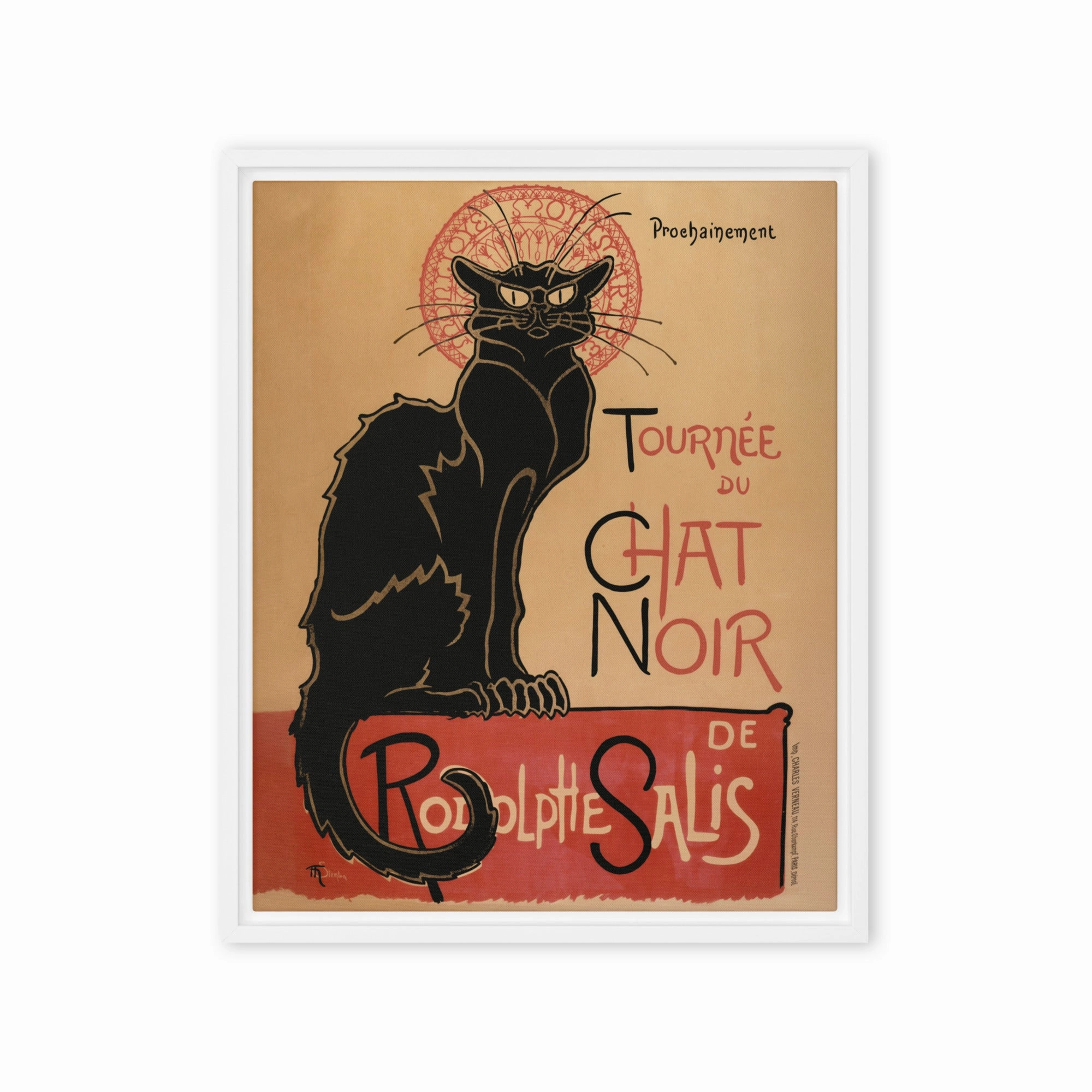 Canvas - Thophile Steinlen, Le Chat Noir