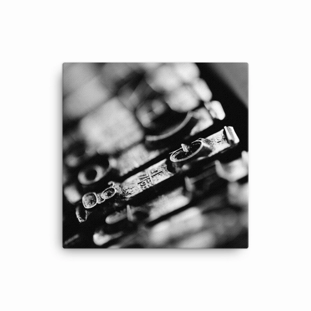Canvas - typewriter