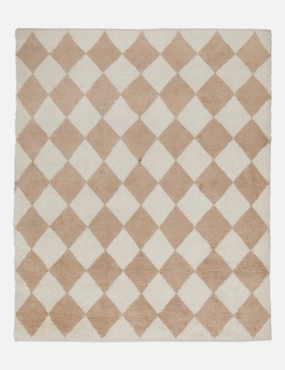 Cariad Hand-Knotted Wool Moroccan Shag Rug trendy fashion rug