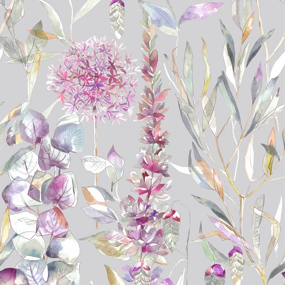 Carneum Fiona Printed Made to Measure Curtains Raspberry
