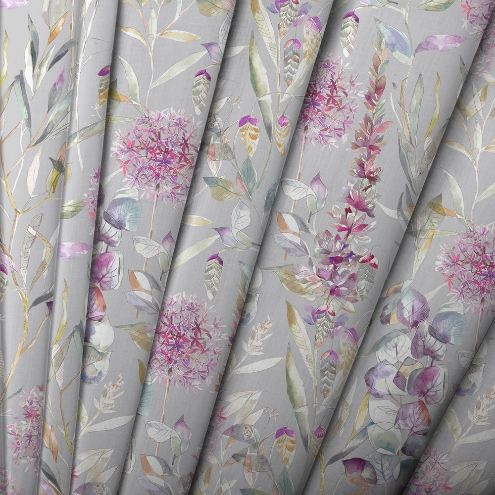 Carneum Fiona Printed Made to Measure Curtains Raspberry