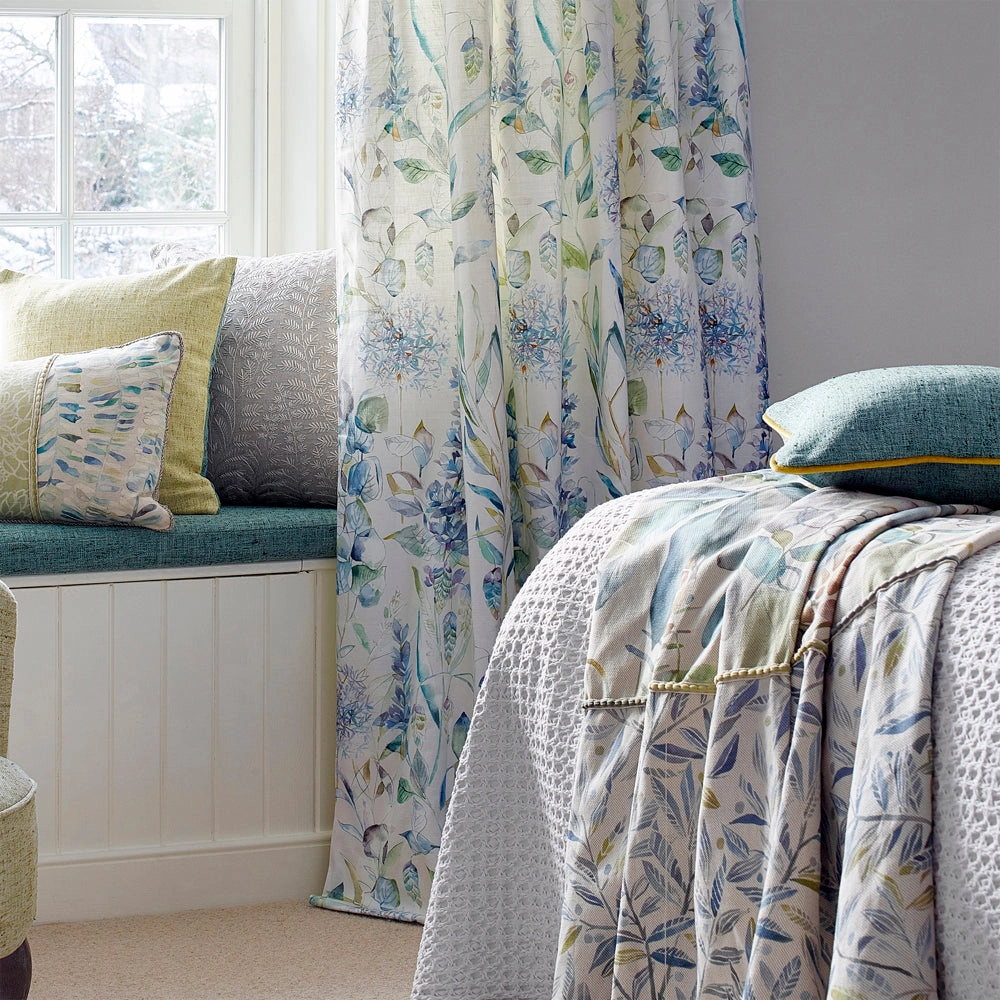 Carneum Printed Cotton Fabric (By The Metre) Capri Cream