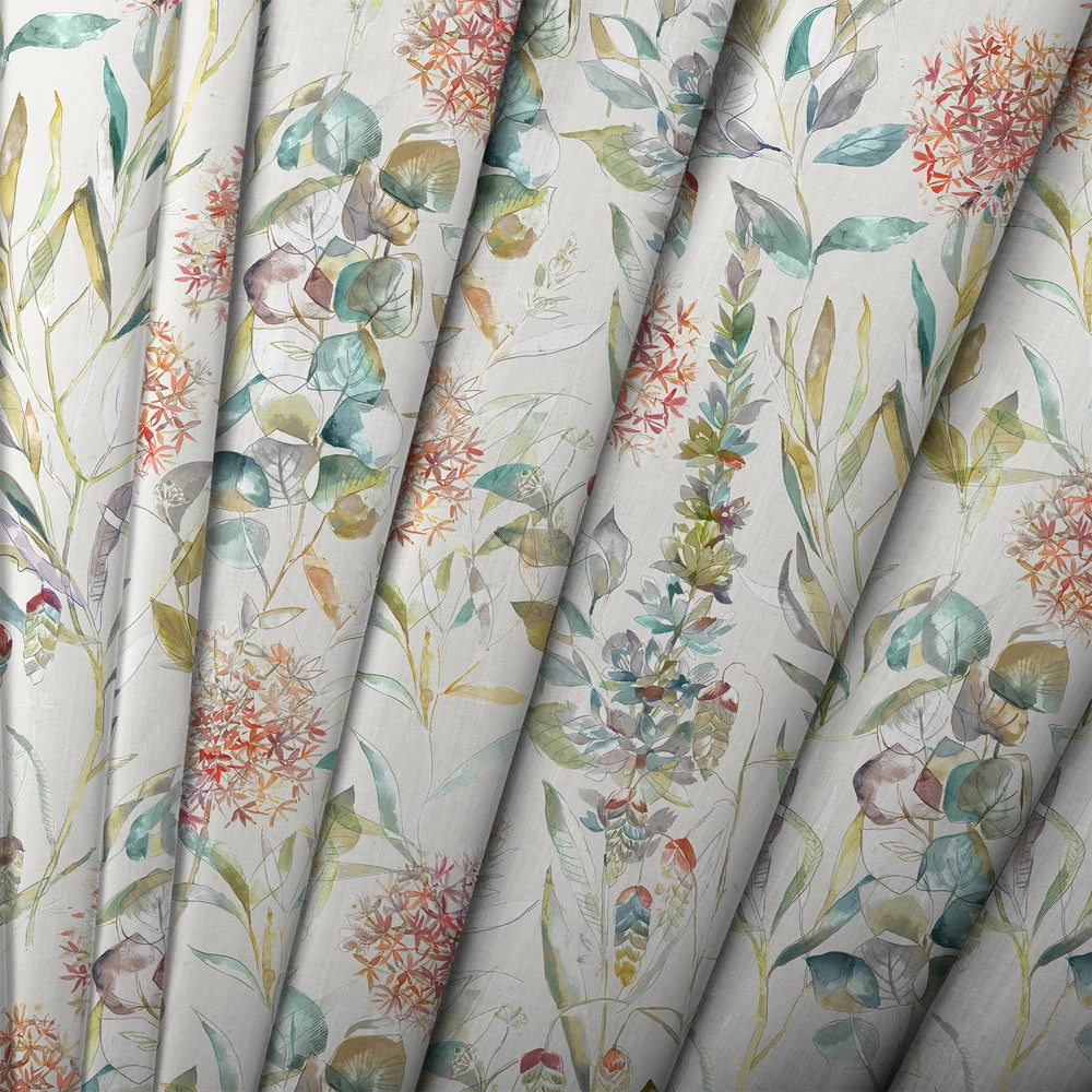 Carneum Printed Cotton Fabric (By The Metre) Cinnamon Cream