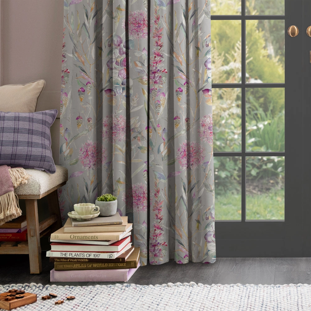 Carneum Printed Cotton Fabric (By The Metre) Raspberry Cream