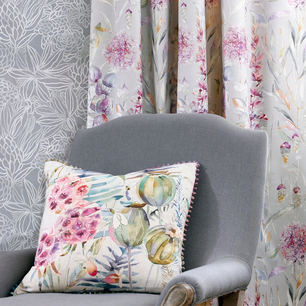 Carneum Printed Cotton Fabric (By The Metre) Raspberry Cream