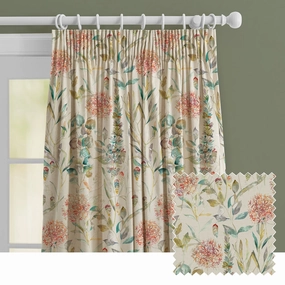 Carneum Printed Made to Measure Curtains Cinnamon patterned fashion rug  