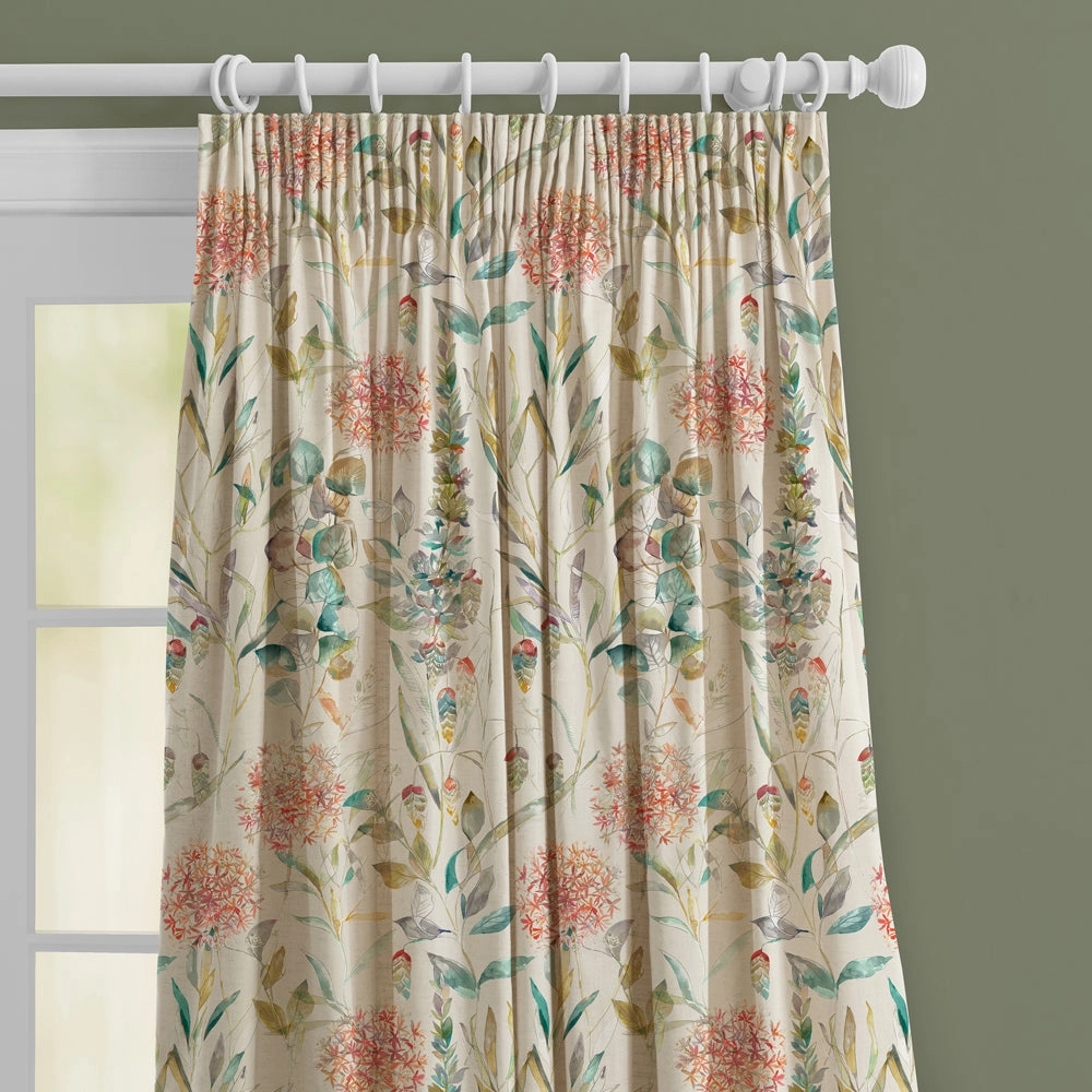 Carneum Printed Made to Measure Curtains Cinnamon