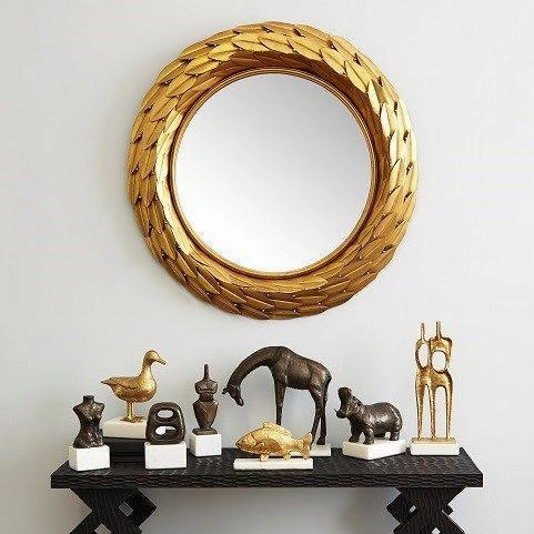 Carp Fish Statue in Gold Leaf