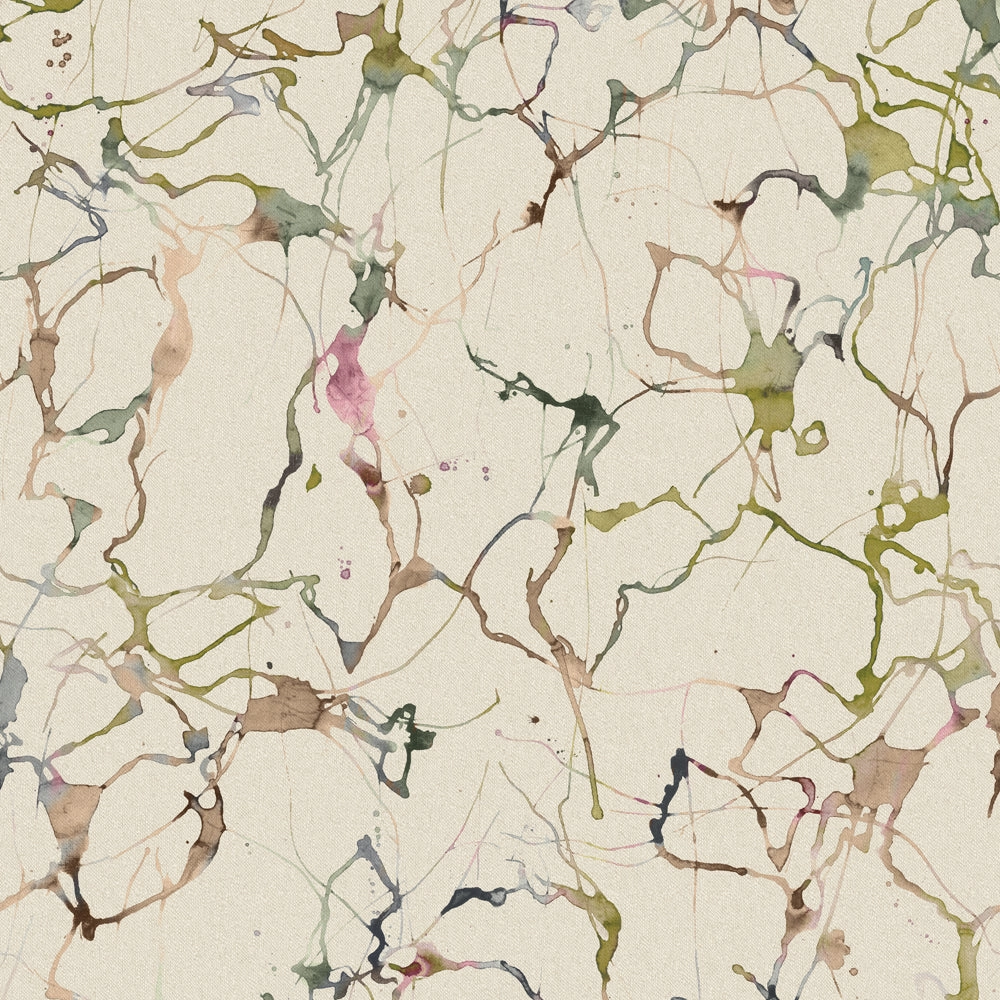 Carrara Printed Cotton Fabric (By The Metre) Meadow elegant table cloth  
