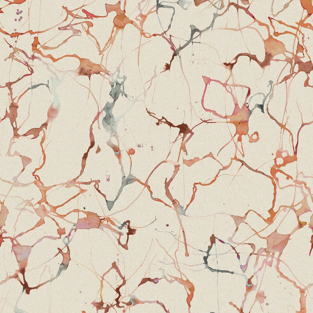 Carrara Printed Cotton Fabric (By The Metre) Rosewater elegant table cloth  
