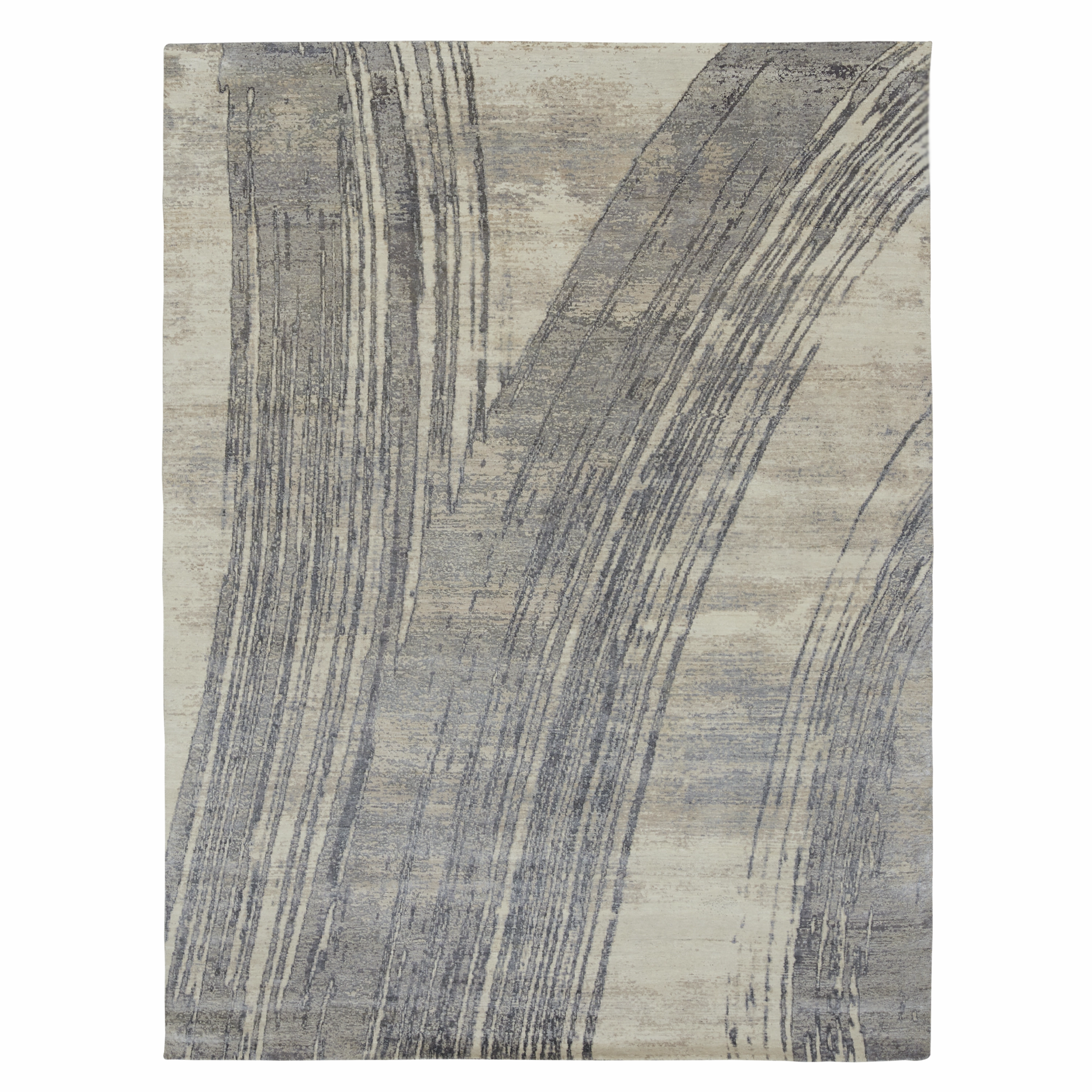 Carsen Grey minimalist everyday rug