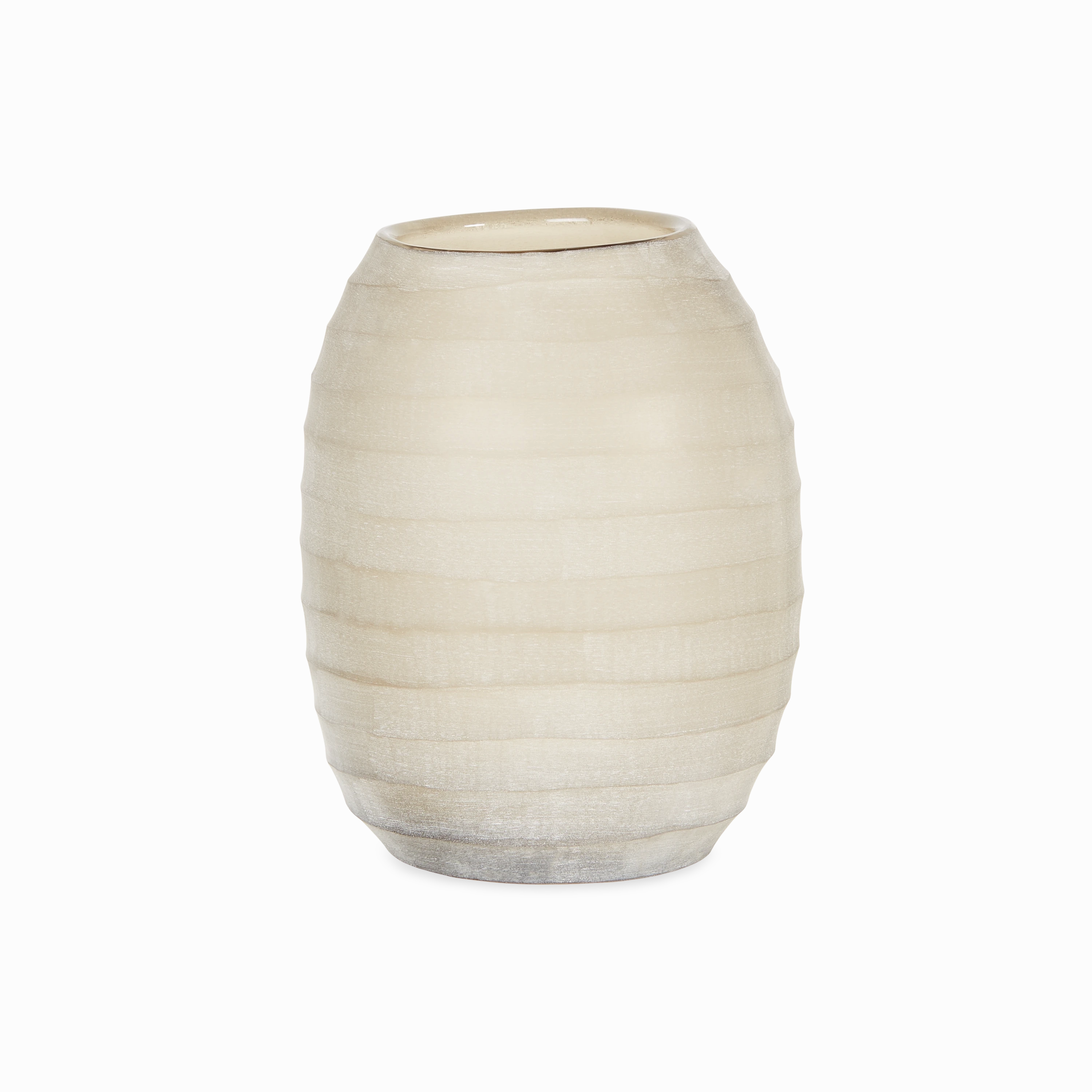 Carved Glass Vase