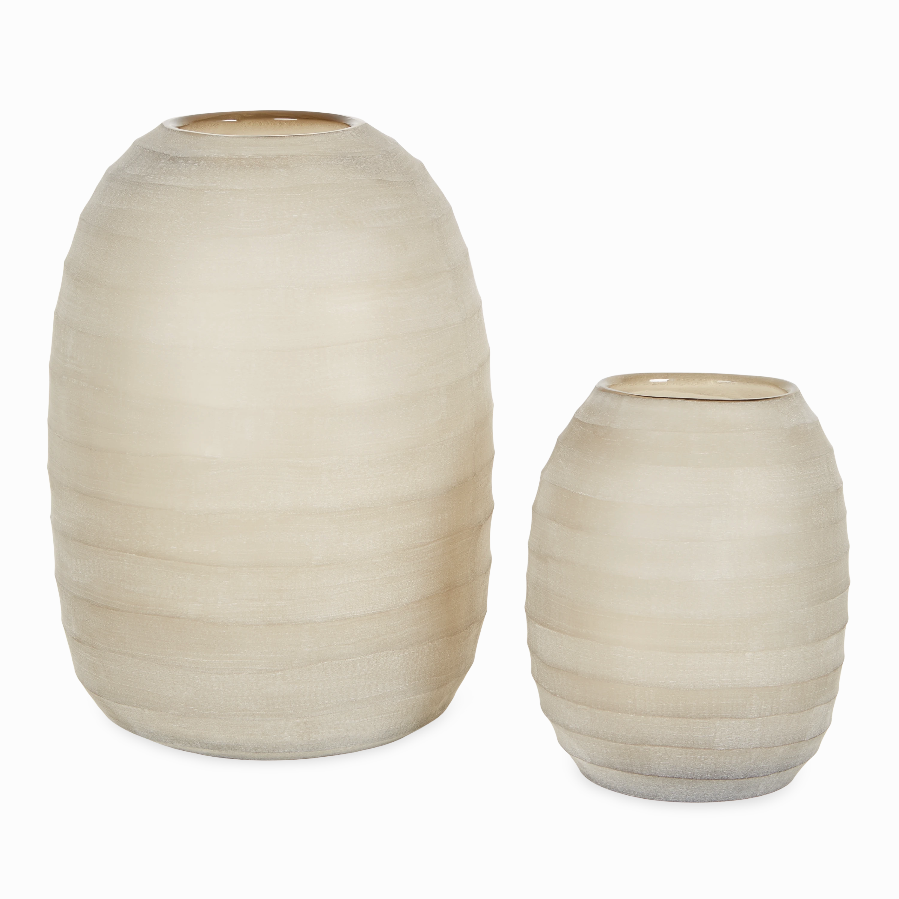 Carved Glass Vase elegant wall decor
