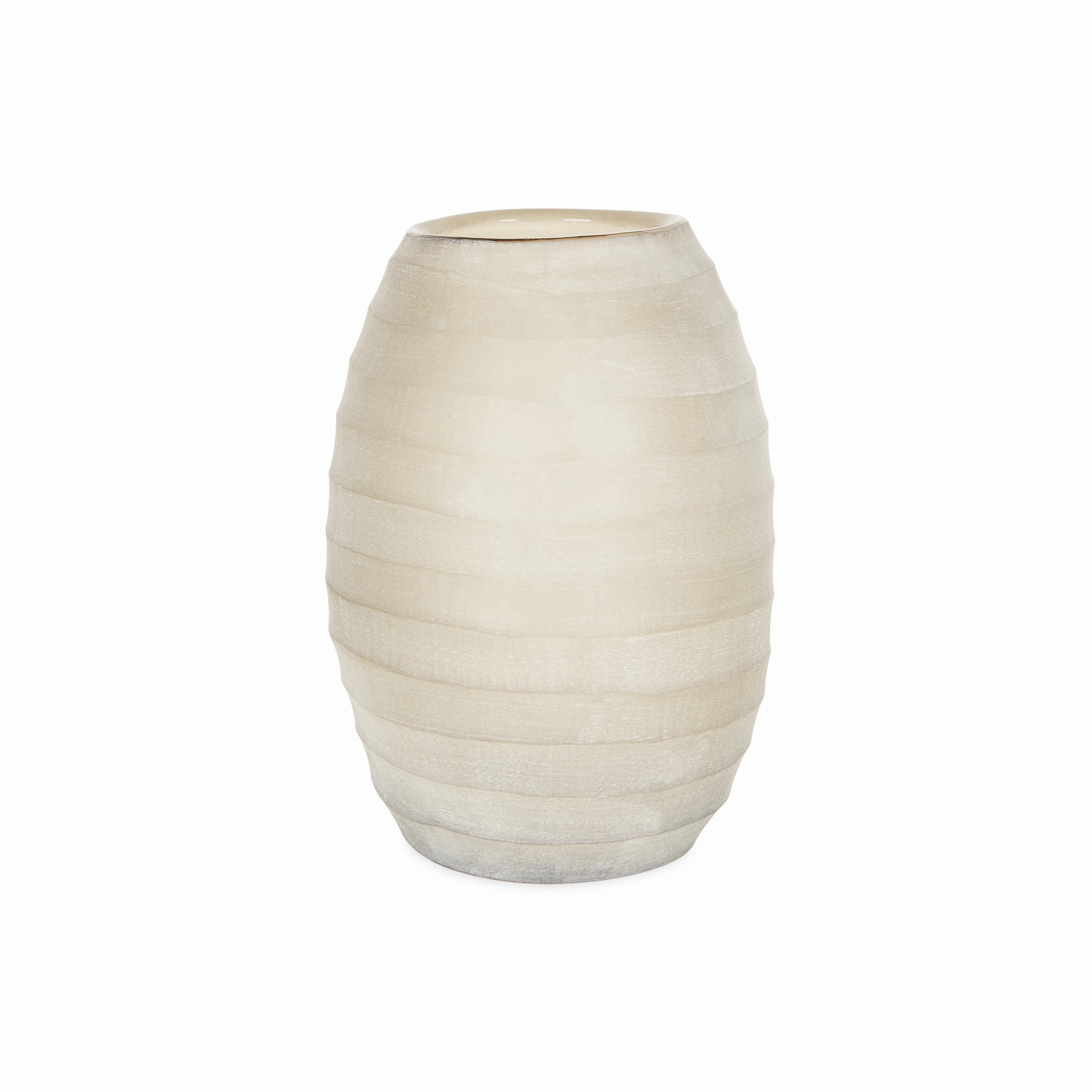 Carved Glass Vase