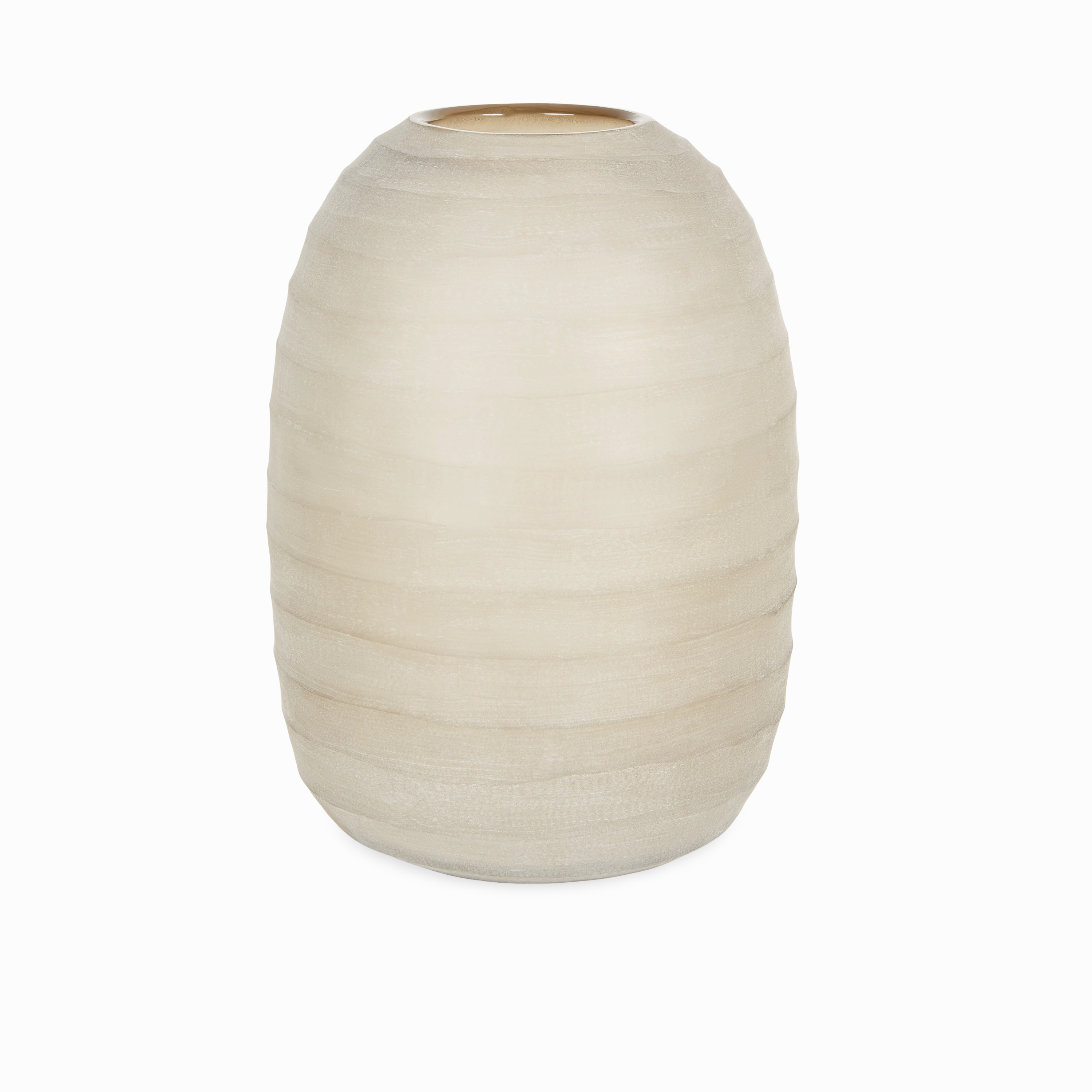 Carved Glass Vase