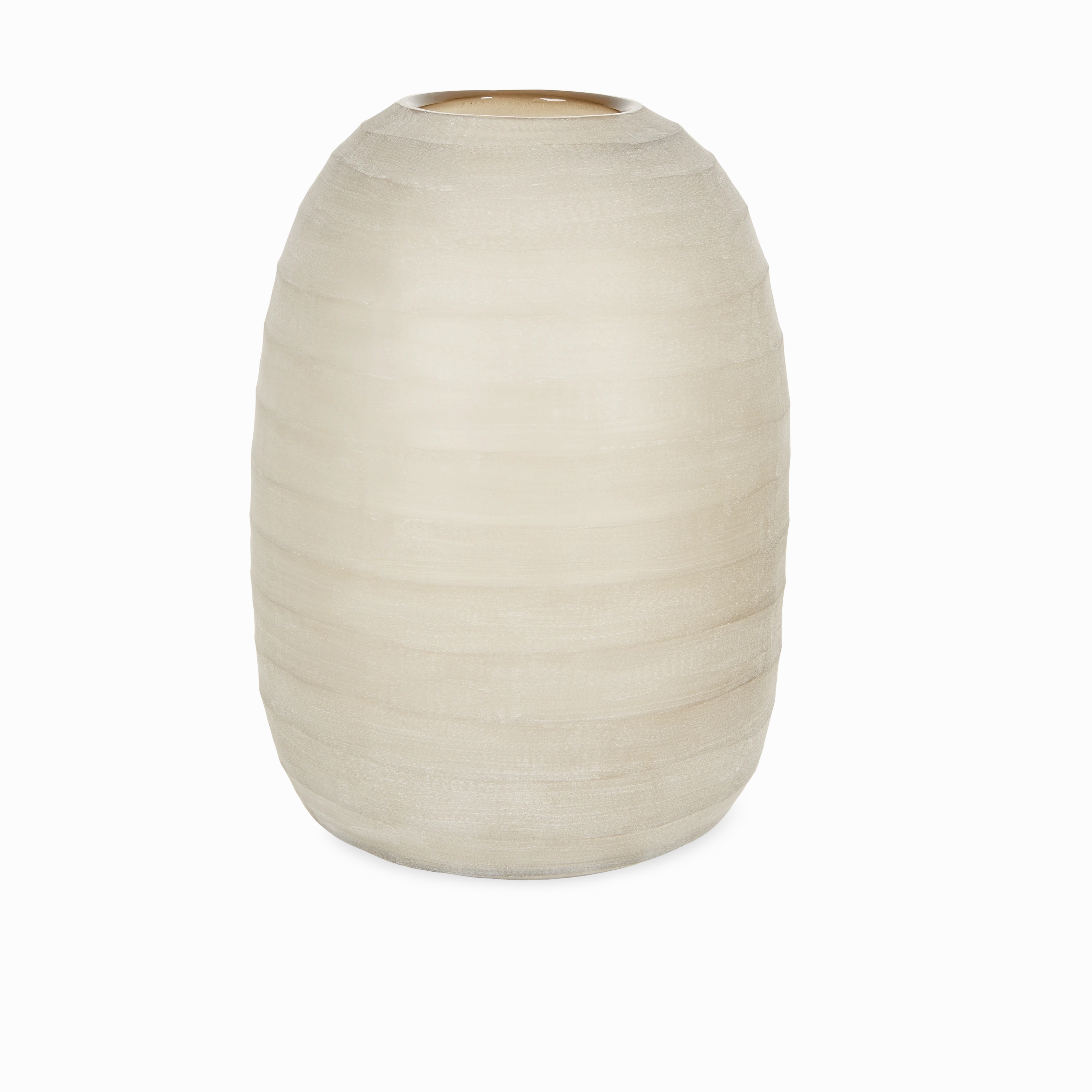 Carved Glass Vase