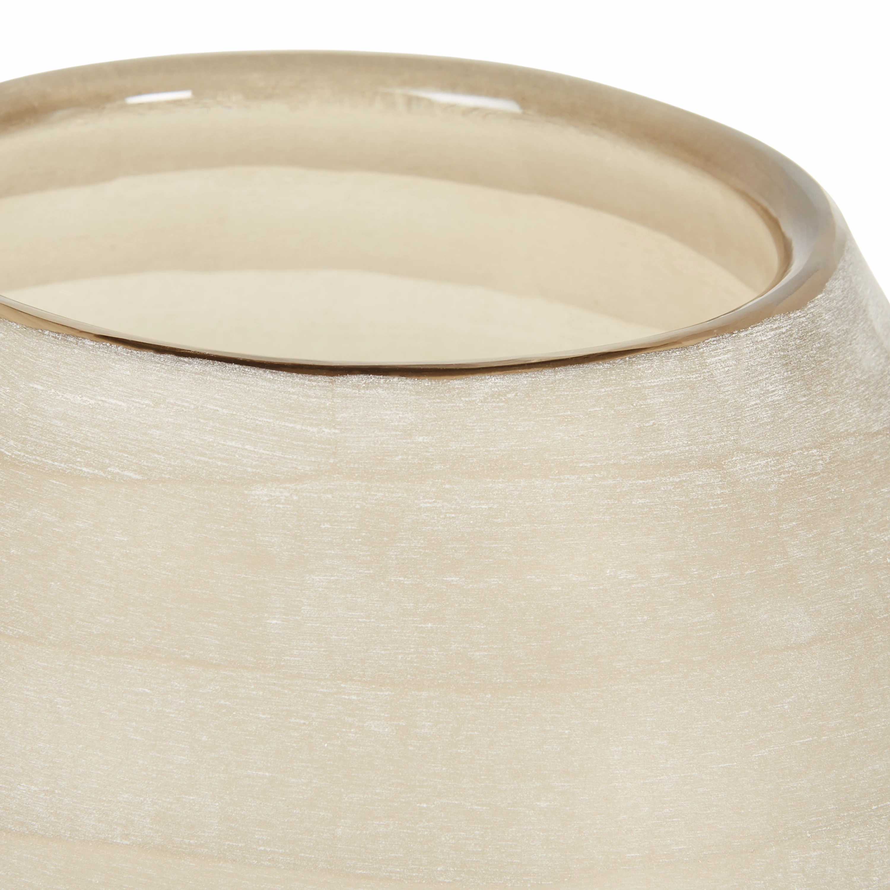 Carved Glass Vase