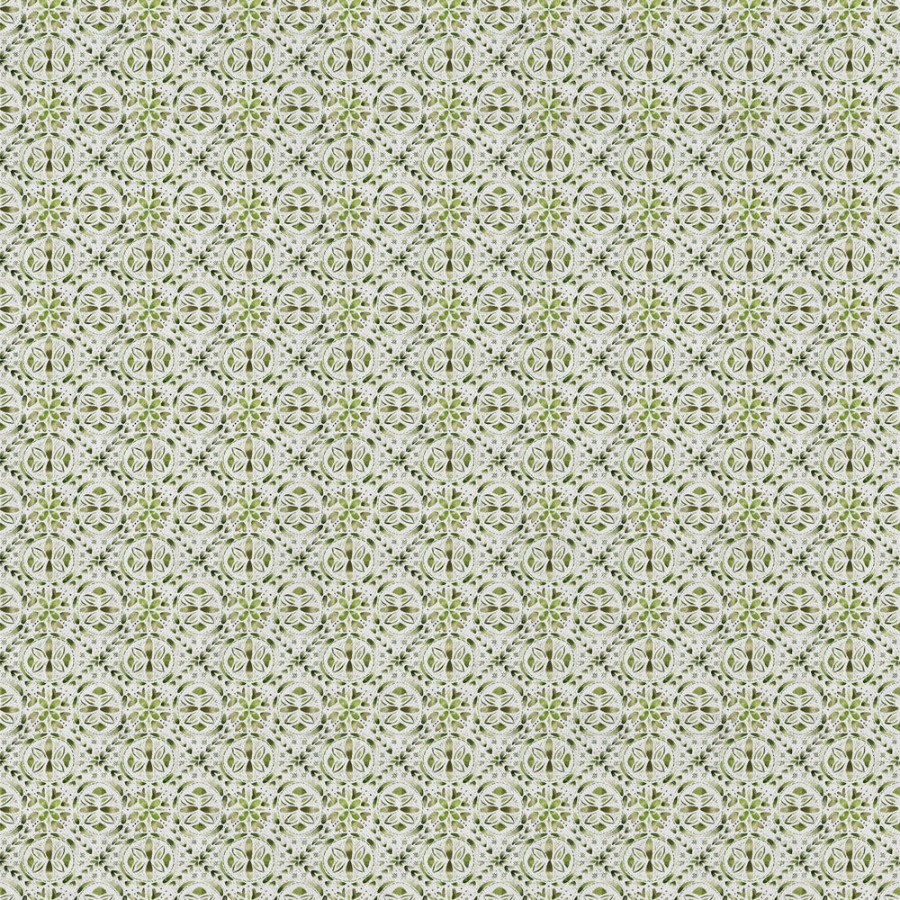 Casia Printed Cotton Fabric (By The Metre) Sage