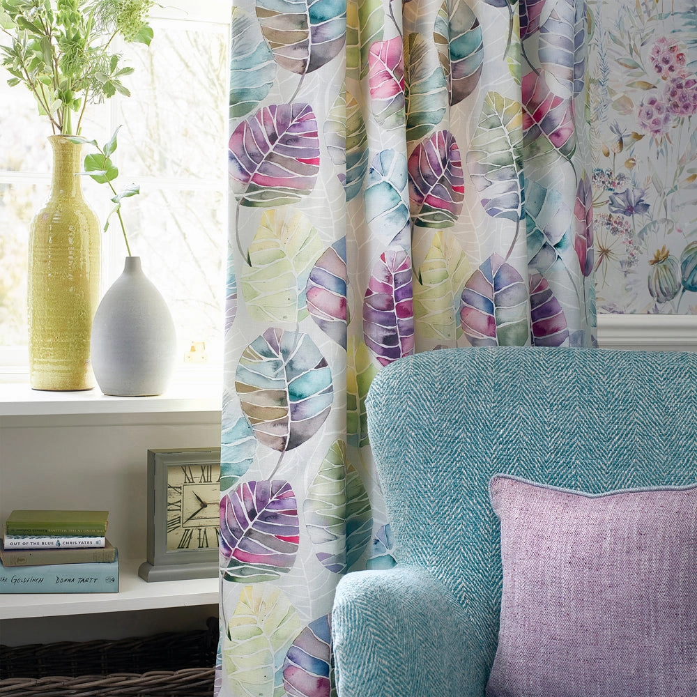 Cassava Printed Cotton Fabric (By The Metre) Sorbet