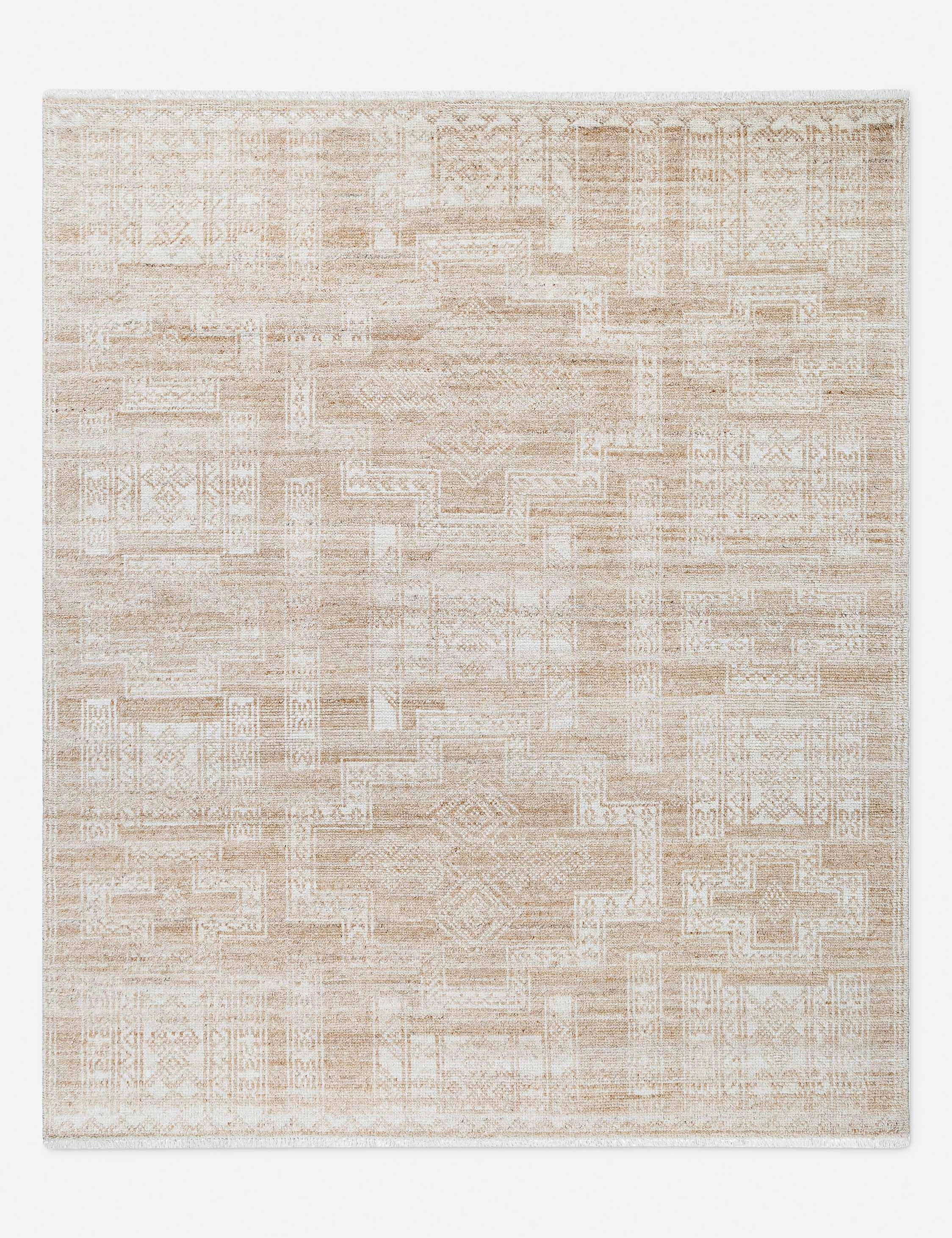Caylee Hand-Knotted Wool Moroccan-Style Rug trendy fashion rug