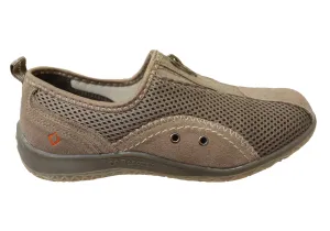 CC Resorts Sorrell Damen Bequeme Freizeit-Slipper mit Reißverschluss CC Resorts Schuhe