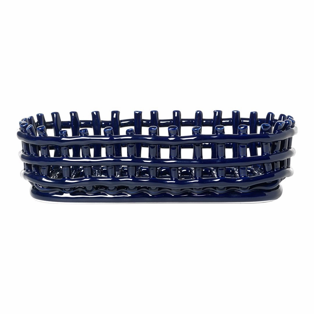 Ceramic Basket - Oval