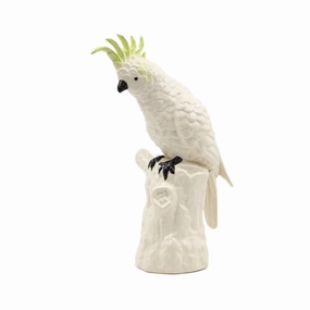 Ceramic Cockatoo home display ornament