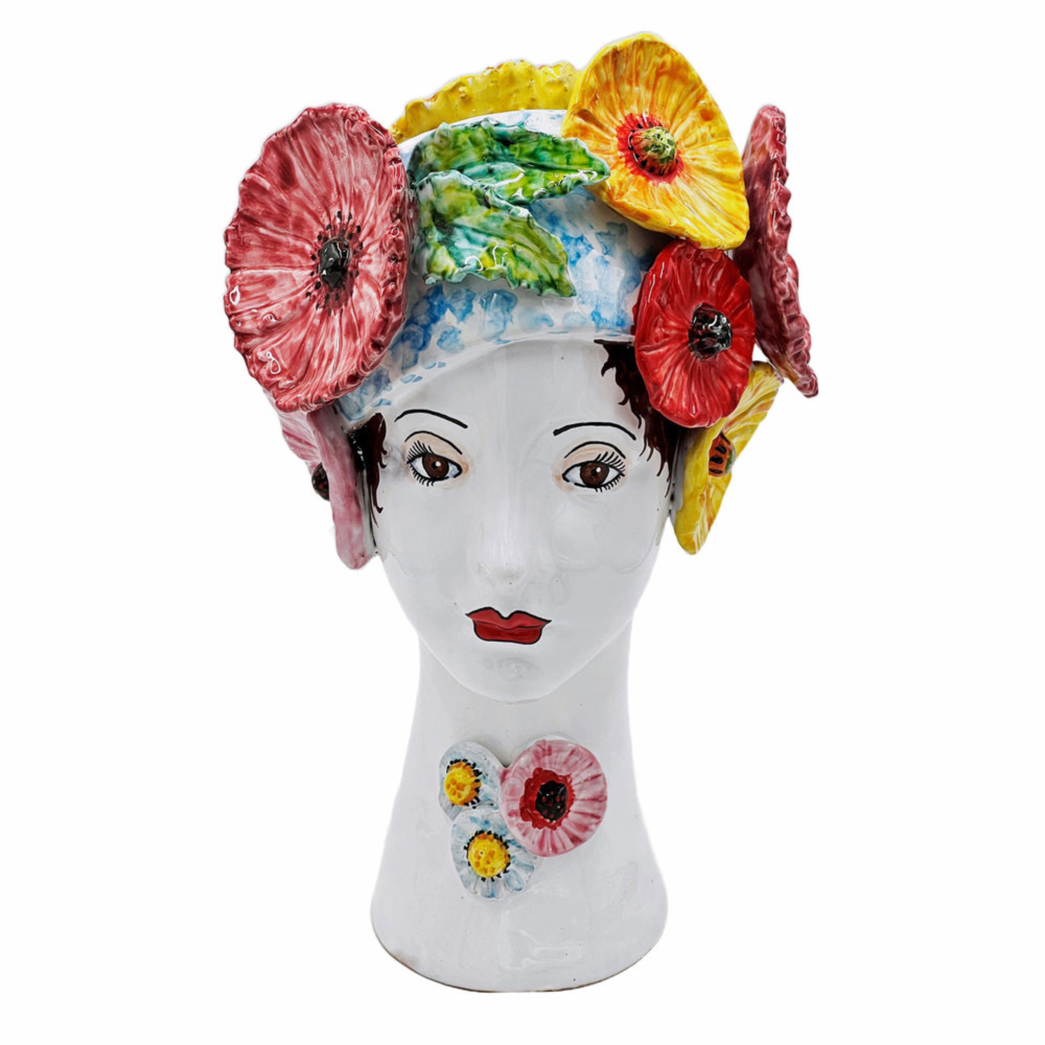 Ceramic Head Vase, Flowers home display ornament
