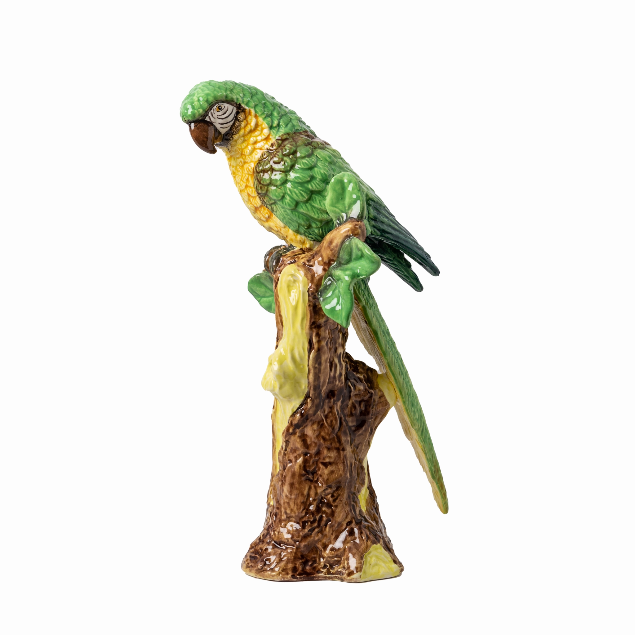 Ceramic Painted Parrot home display ornament