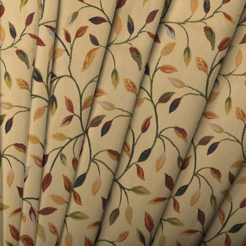 Cervino Woven Jacquard Fabric Burgundy