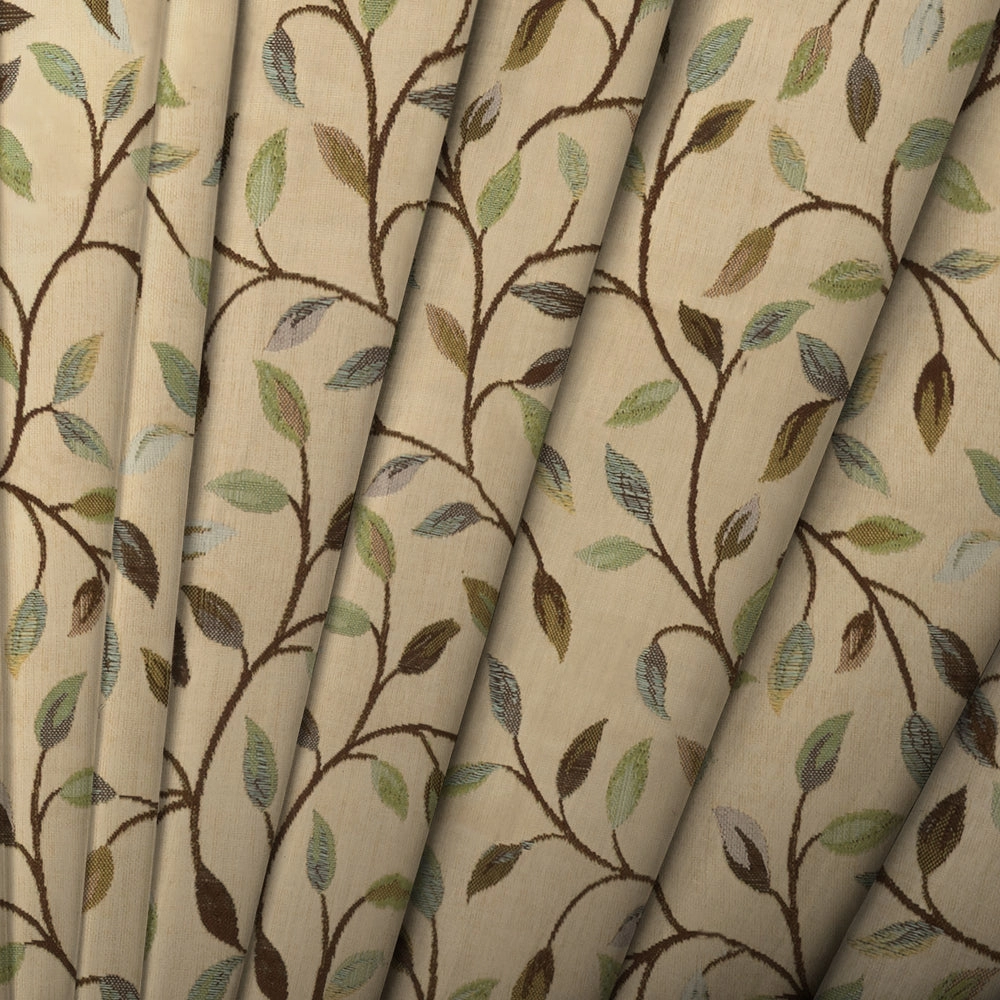 Cervino Woven Jacquard Fabric (By The Metre) Aqua