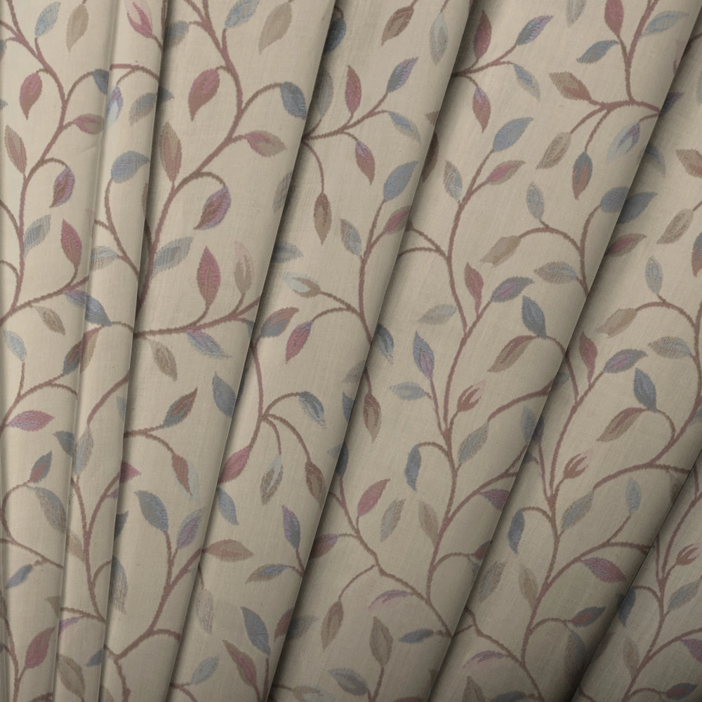 Cervino Woven Jacquard Fabric (By The Metre) Blush