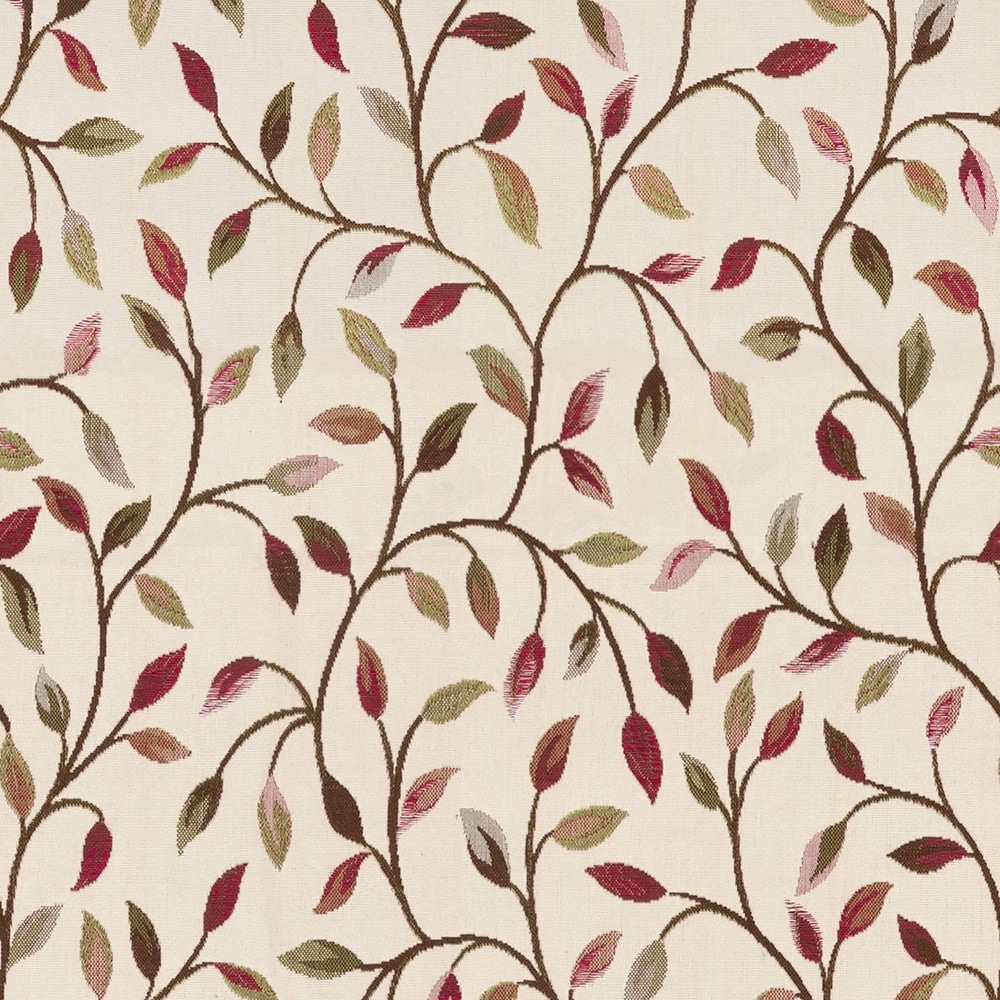 Cervino Woven Jacquard Fabric (By The Metre) Damson elegant table cloth  
