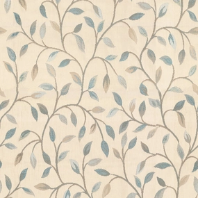 Cervino Woven Jacquard Fabric (By The Metre) Duck Egg elegant table cloth  
